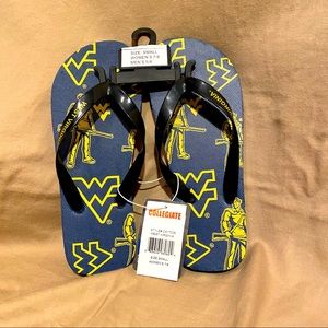 WV Mountaineers Flip Flops
